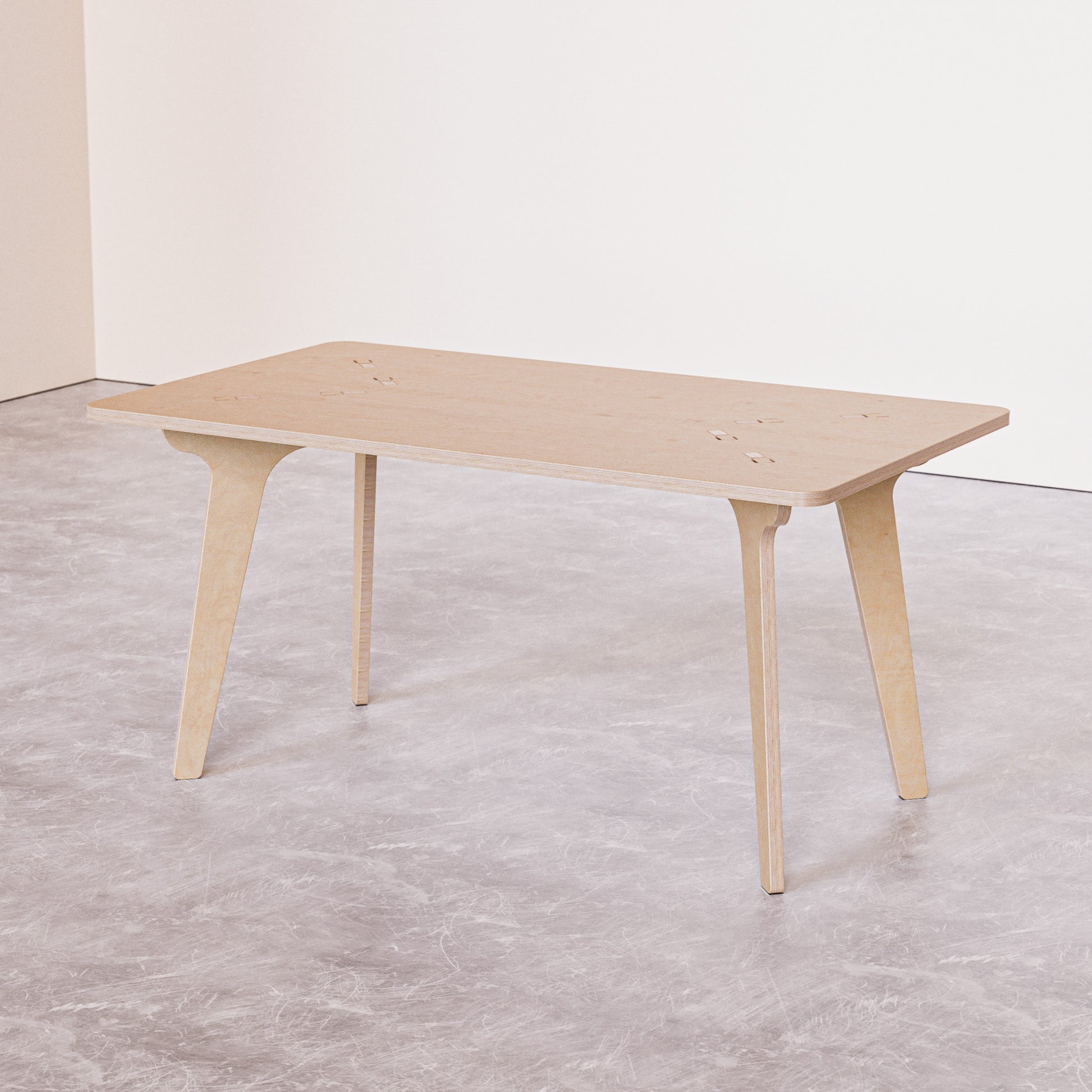 wide table in studio