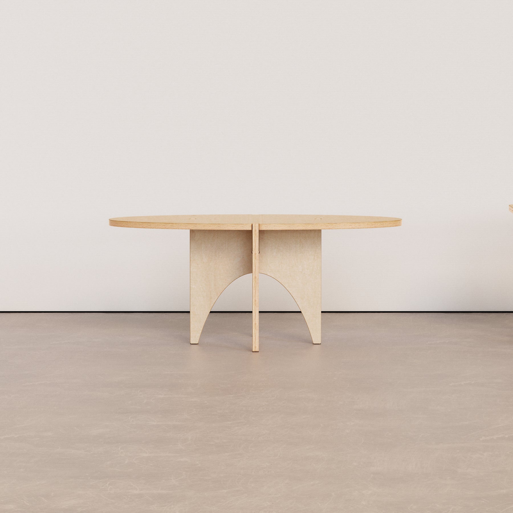 Wood coffee table, minimalist design, wood, easy assembly, modern design